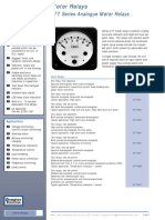 077 Series Analogue Meter Relays