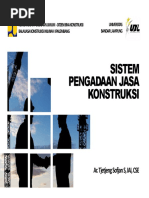  Sistem Pengadaan Bidang Jasa Konstruksi