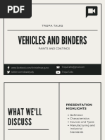 Tropa Talks. Vehicles and Binders