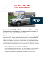 Toyota RAV4 2001-2004 Repair Manual - Carfsm