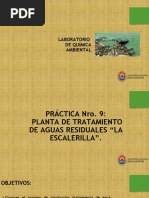 Laboratorio - Practica Nro 9 - Planta de Tratamiento de Aguas Residuales La Escalerilla