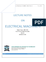 Lecture Notes-Electrical Machine-II (BEE 1401) Part-I: Veer Surendra Sai University of Technology, Burla