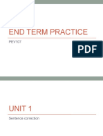 End Term Practice Pev107 1