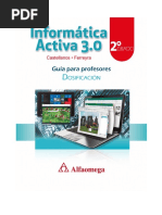 Dosificacion Informatica Activa 3 Segundogrado