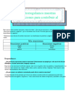 Autorregulamos Nuestras Emociones para Contribuir Al Bienestar Emocional