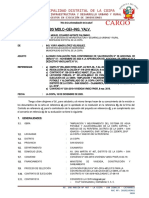 INFORME #72 - REVISIÓN DE VALORIZACIÓN #06 ADICIONAL #01 AGUA LA COIPA Noviembre