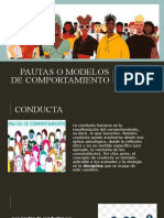 Pautas o Modelos de Comportamiento