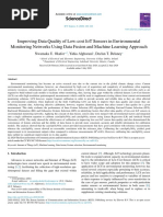 Improving Data Quality of Low-Cost Iot Sensors in Environmental Monitoring Networks Using Data Fusion and Machine Learning Approach