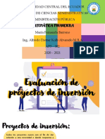 Tarea 3 - Evaluación de Proyectos de Inversión - Barreno Fernanda