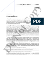 Cop Y: Queueing Theory