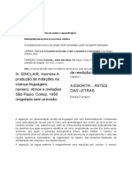 A Escrita Antes Das Letras E. Ferreiro PDF