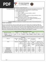 Scenario Title: Community Acquired Pneumonia Learning Outcomes: 1. Assessment and Recognition of The Signs and Symptoms of Pneumonia