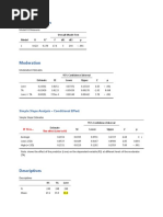 Linear Regression: Overall Model Test Model R R F df1 df2 P