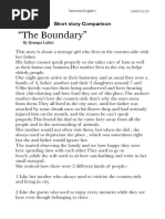 "The Boundary": Short Story Comparison