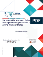 Survey On The Status of Collective Management Organizations in ARIPO Member States