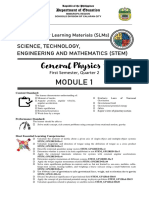 General Physics 1: Science, Technology, Engineering and Mathematics (Stem)