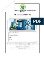 Chemistry Lab Manual VTU 1st Year