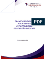 Proceso de Evaluación Docente B20