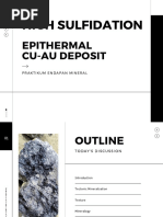 High Sulfidation Epithermal Cu-Au Deposit