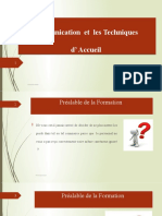 Techniques de Communication Et D'acceuil