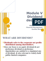 Dividend Policy