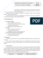 Ações Corretivas e Preventivas - Procedimento