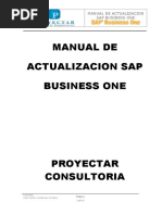 Manual Actualizacion Sap