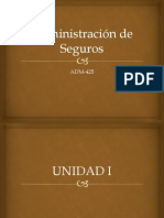 Clases Administración de Seguros ADM-425