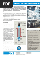 Short Path Evaporation: Features