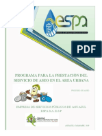 Programas de Prestacion de Servicio Publico