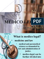 Medico Legal: Prepared By: Cabaltica, Hanah Jane Dabu, Jerricha Anne P