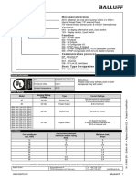 Bni Xxx-Xxx-Xxx-Z015 Mechanical Version: Balluff Network Interface UL - Rating Sheet