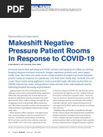 Makeshift Negative Pressure Patient Rooms in Response To COVID-19