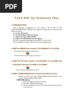 TATA BSC Up Gradation Plan: 1. Introduction