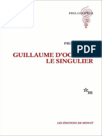 Guillaume D Ockham Le Singulier Pierre Alferi