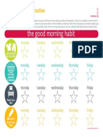 Free Printable Kids Morning Routine Chart1