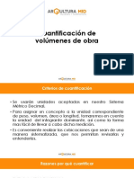 03 - Cuantificación de Volúmenes de Obra