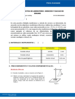 Fisica Laboratorio - Medicion y Calculo de Errores