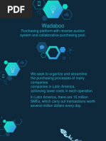 Wadaboo: Purchasing Platform With Reverse Auction System and Collaborative Purchasing Pool