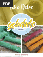 Geladinho Fit e Detox