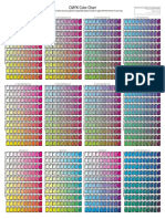 Cmyk Color Chart