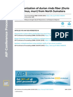 Zubinthinus, Murr) From North Sumatera: Characterization of Durian Rinds Fiber (Durio