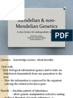 Mendelian & Non-Mendelian Genetics