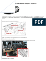 Disposición de Los Fusibles Toyota Sequoia 2008