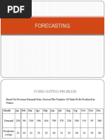 Forecasting