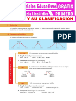 La Sílaba y Su Clasificación para Primer Grado de Secundaria