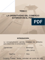 La Operatividad en El Comercio Exterior en El Peru