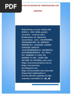 Sensor de Temperatura Con Arduino