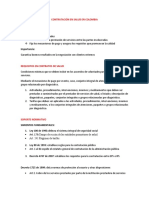 Contratación en Salud en Colombia