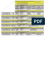 Horarios Fin de Semana 04 y 05 de Diciembre